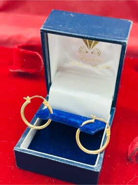 Boucles d’oreilles or 14k